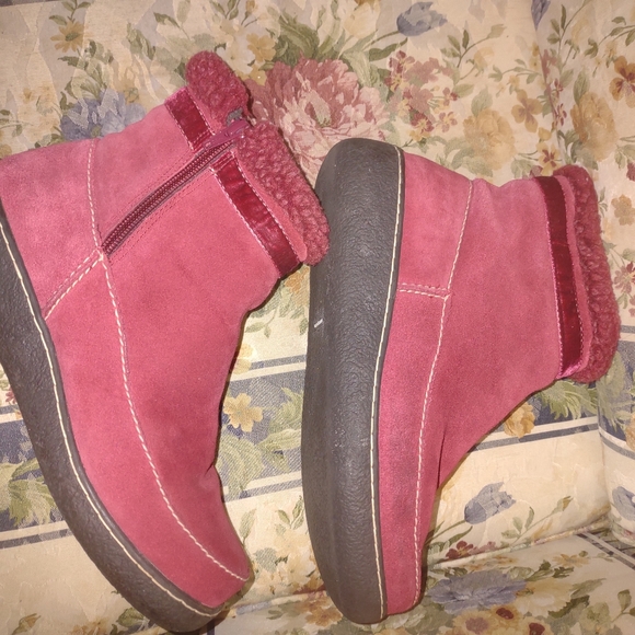 Land's End Pink Ankle Boots - Picture 3 of 6